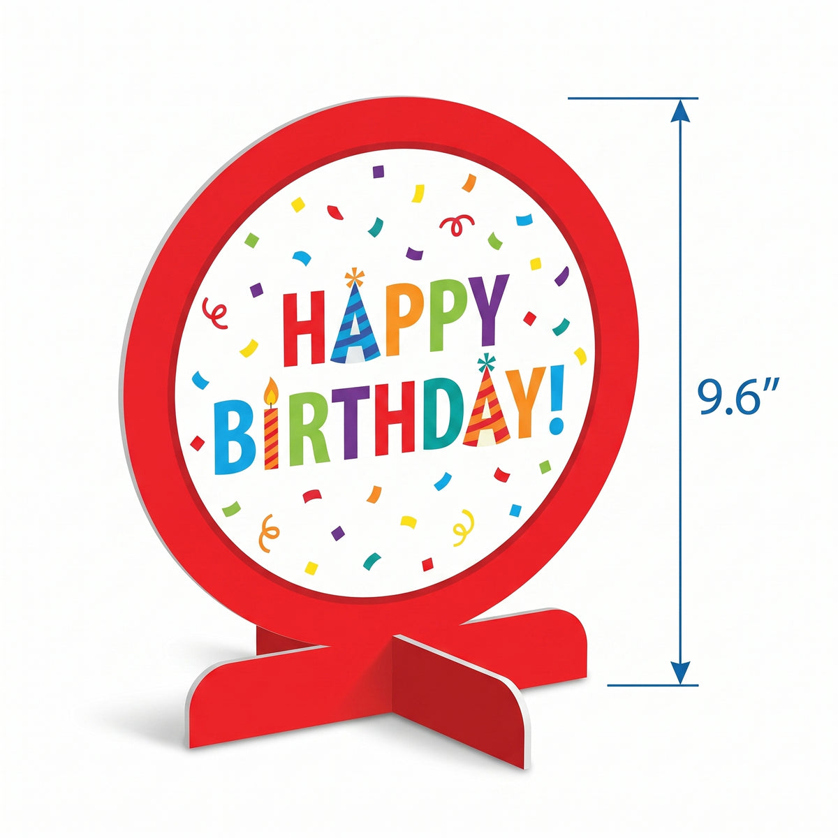 Colorful "Happy Birthday" Table Decoration