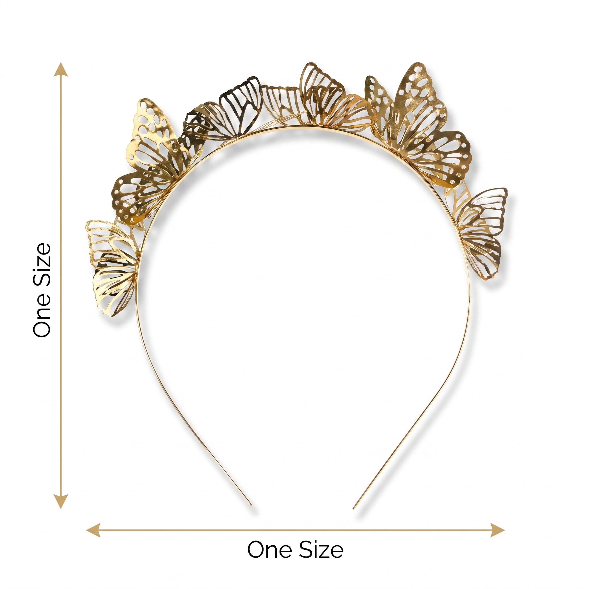 Golden Butterfly Halloween Headband
