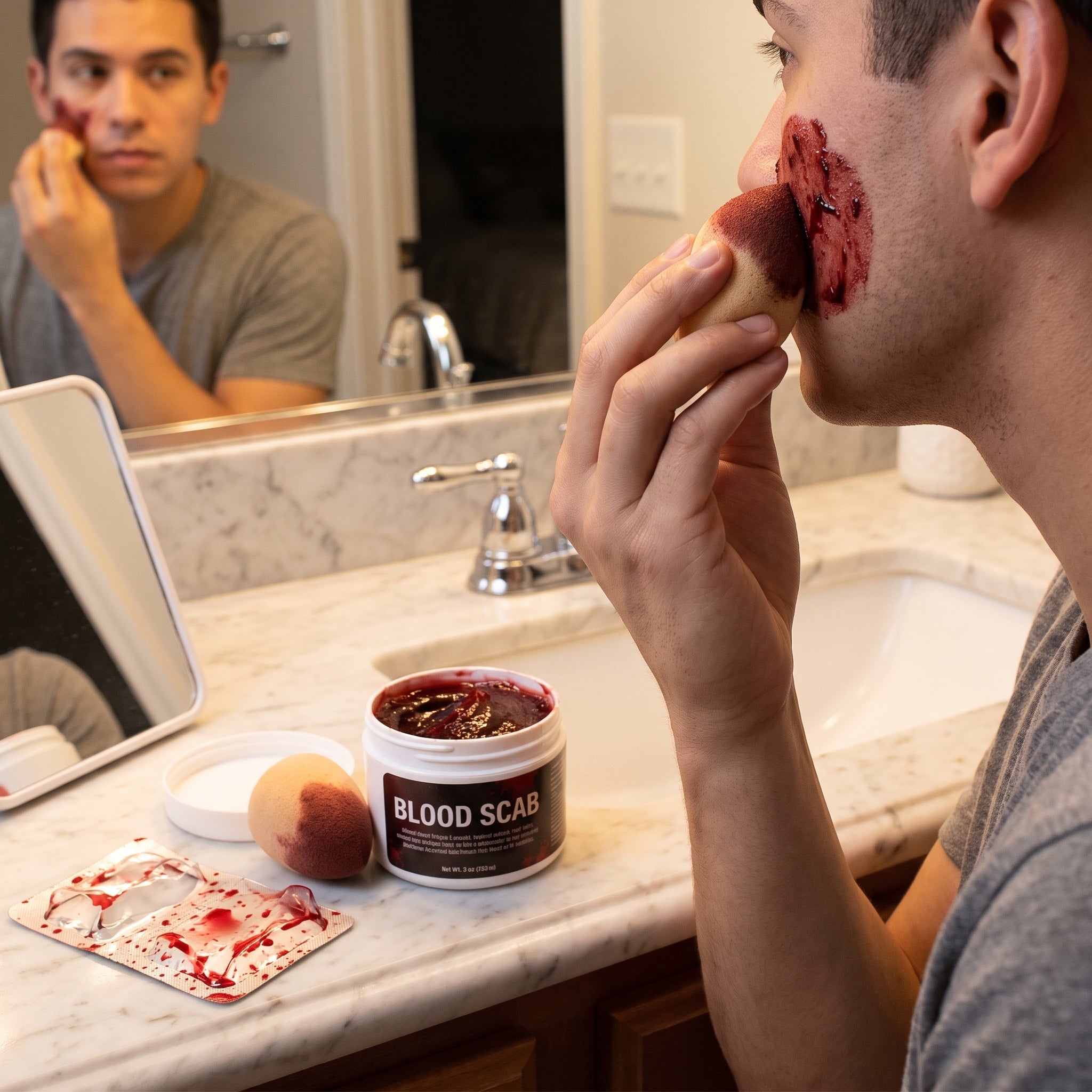 Realistic Blood Scab Special Effects Makeup, 2 oz