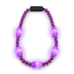 Purple Light-Up Bead Necklace
