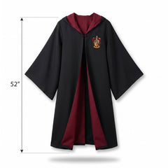 Adult Gryffindor Robe with Hood and Crest, Harry Potter Costume Accessory