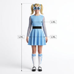 Powerpuff Girls Bubbles Costume - Women's L/XL