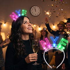 Light-Up Multicolor NYE Headband