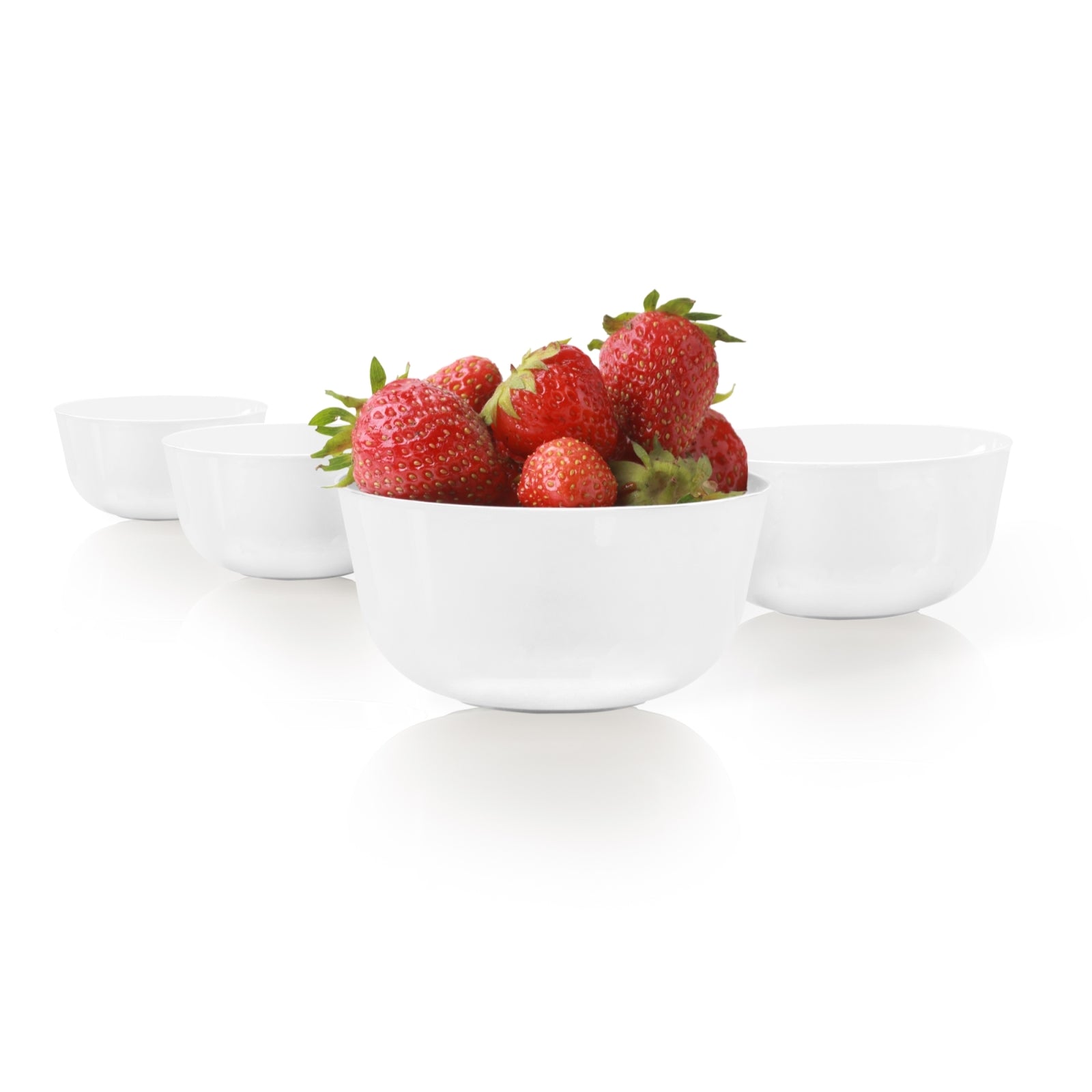 Trend White Plastic Bowls | 40 Count