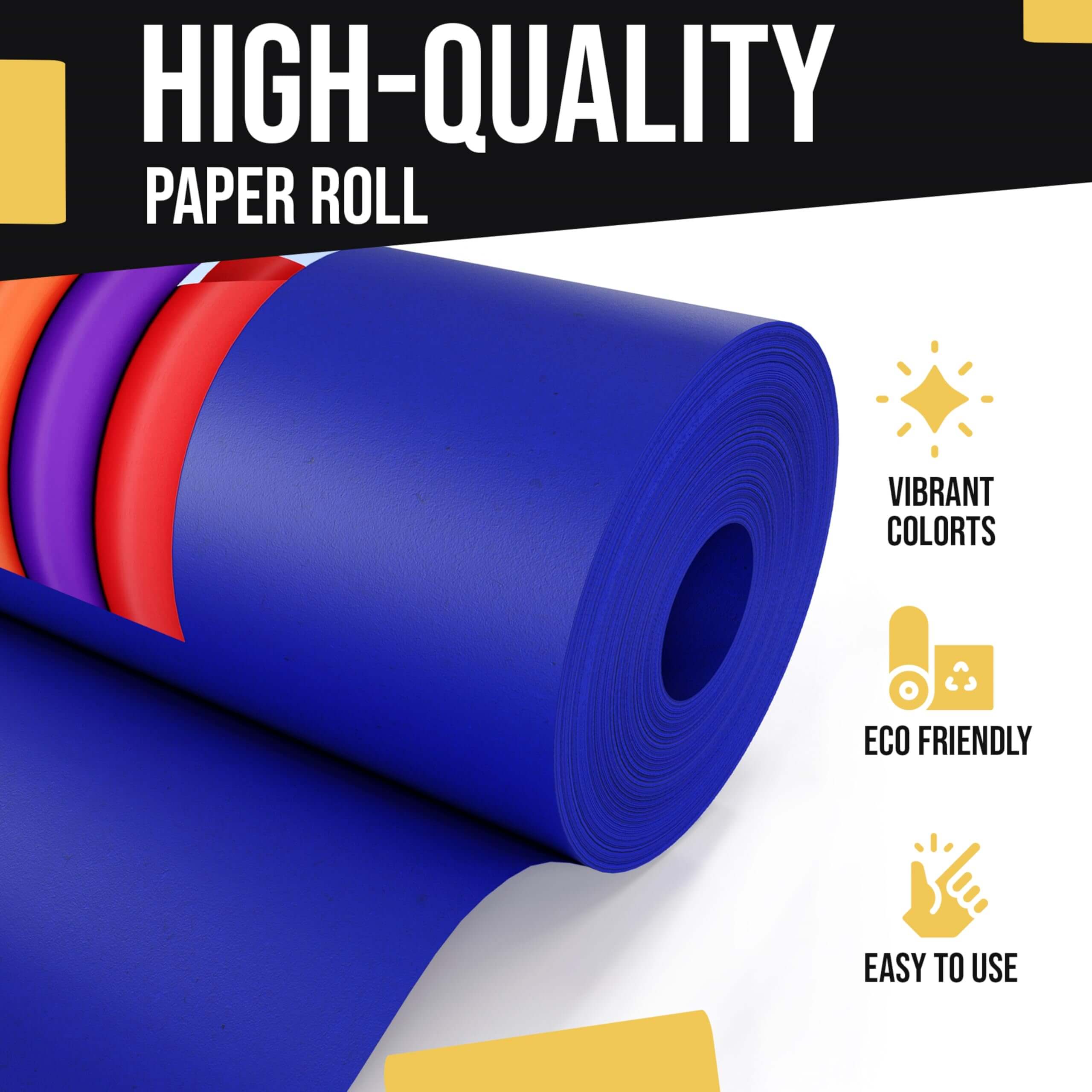 36 x 110' Kraft Paper Roll | Dark Blue