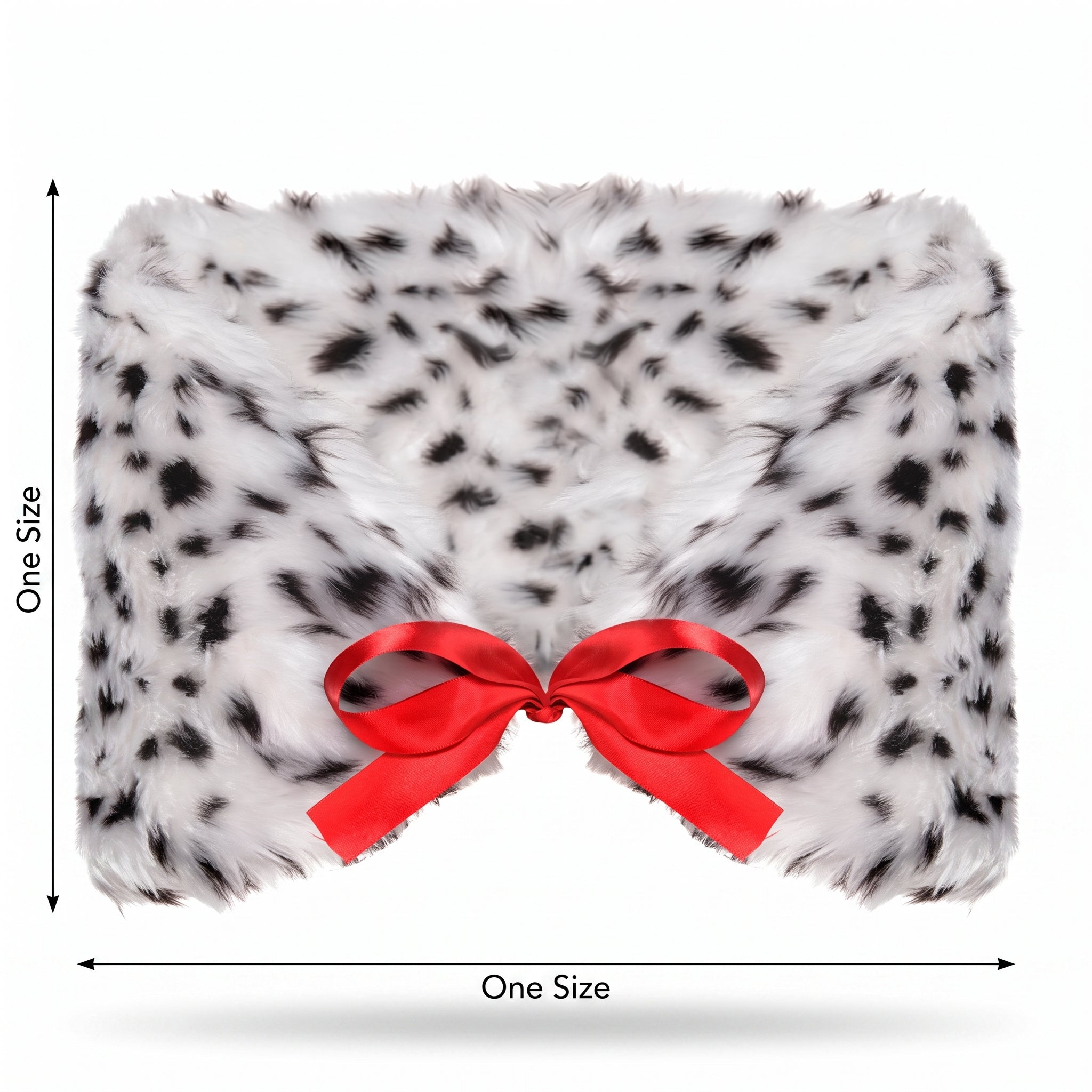 Disney 101 Dalmatians Cruella De Vil Faux Fur Shrug - Halloween Costume Accessory