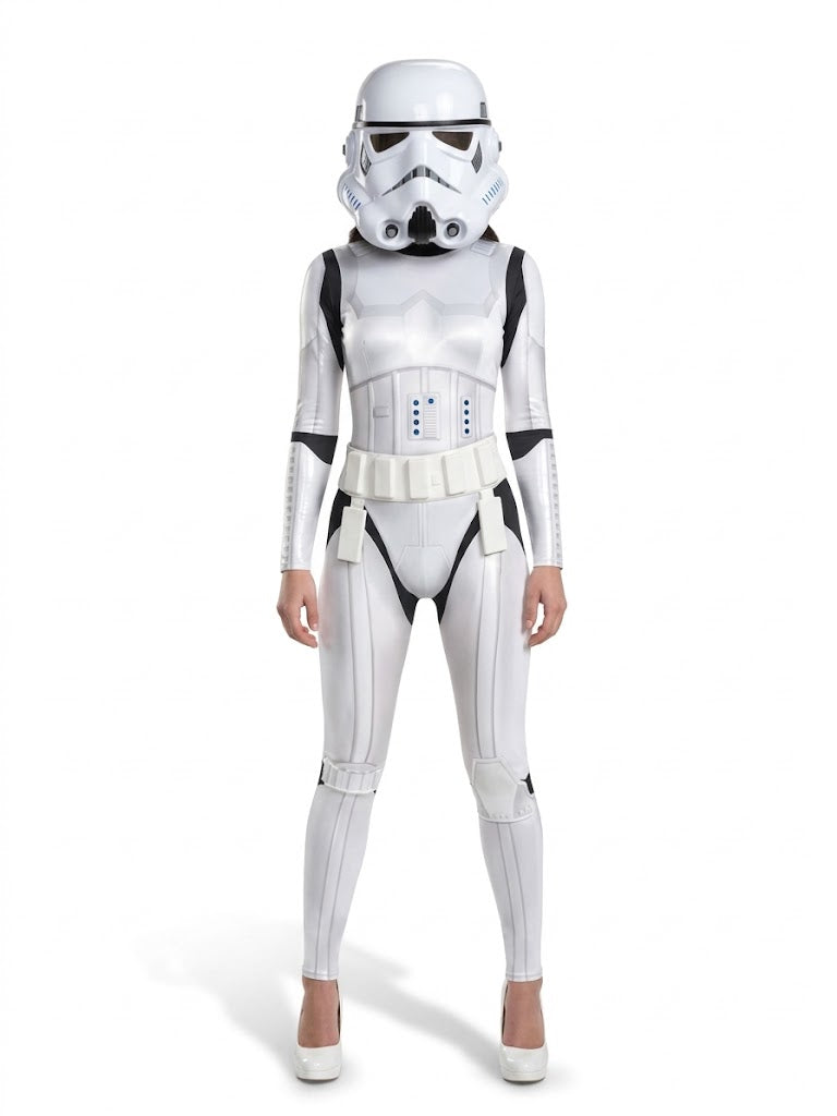 Women's Star Wars Stormtrooper Catsuit Costume - Adult S (2-4)