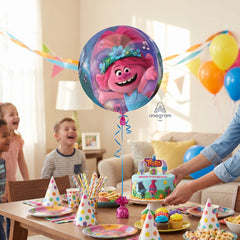 Trolls Orbz Mylar Balloon - Foil Super Shape
