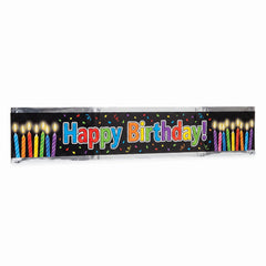 Colorful Birthday Candles Banner