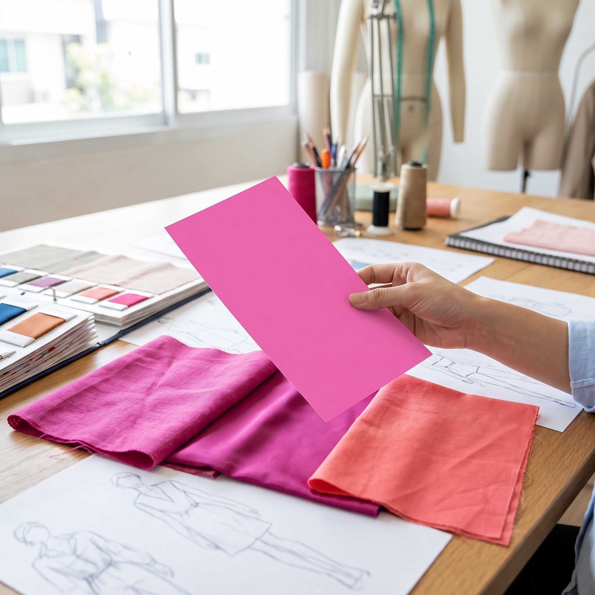 Bright Pink Paper Treat Bags, 12-Pack