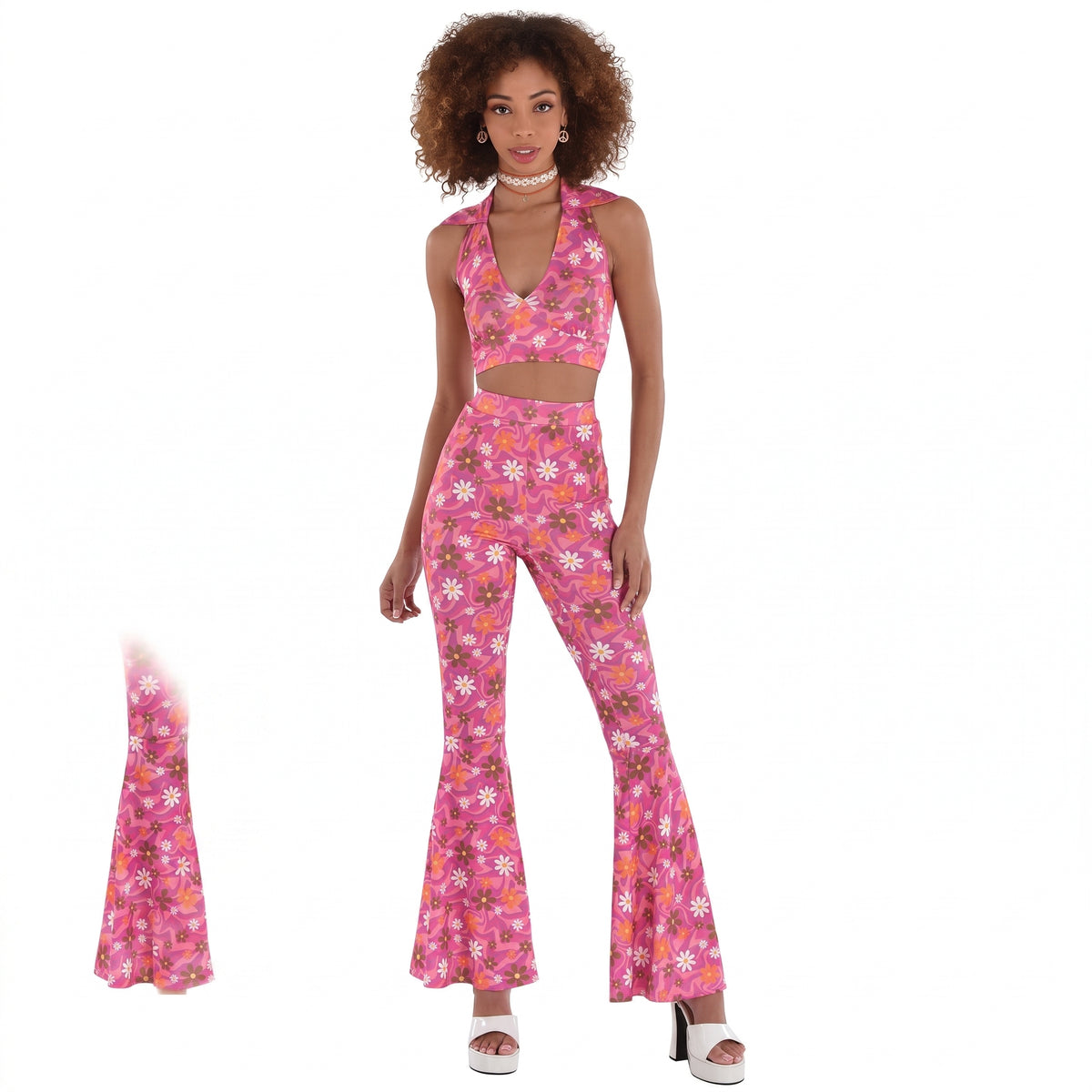 60s Floral Festival Costume Set - Adult S/M
