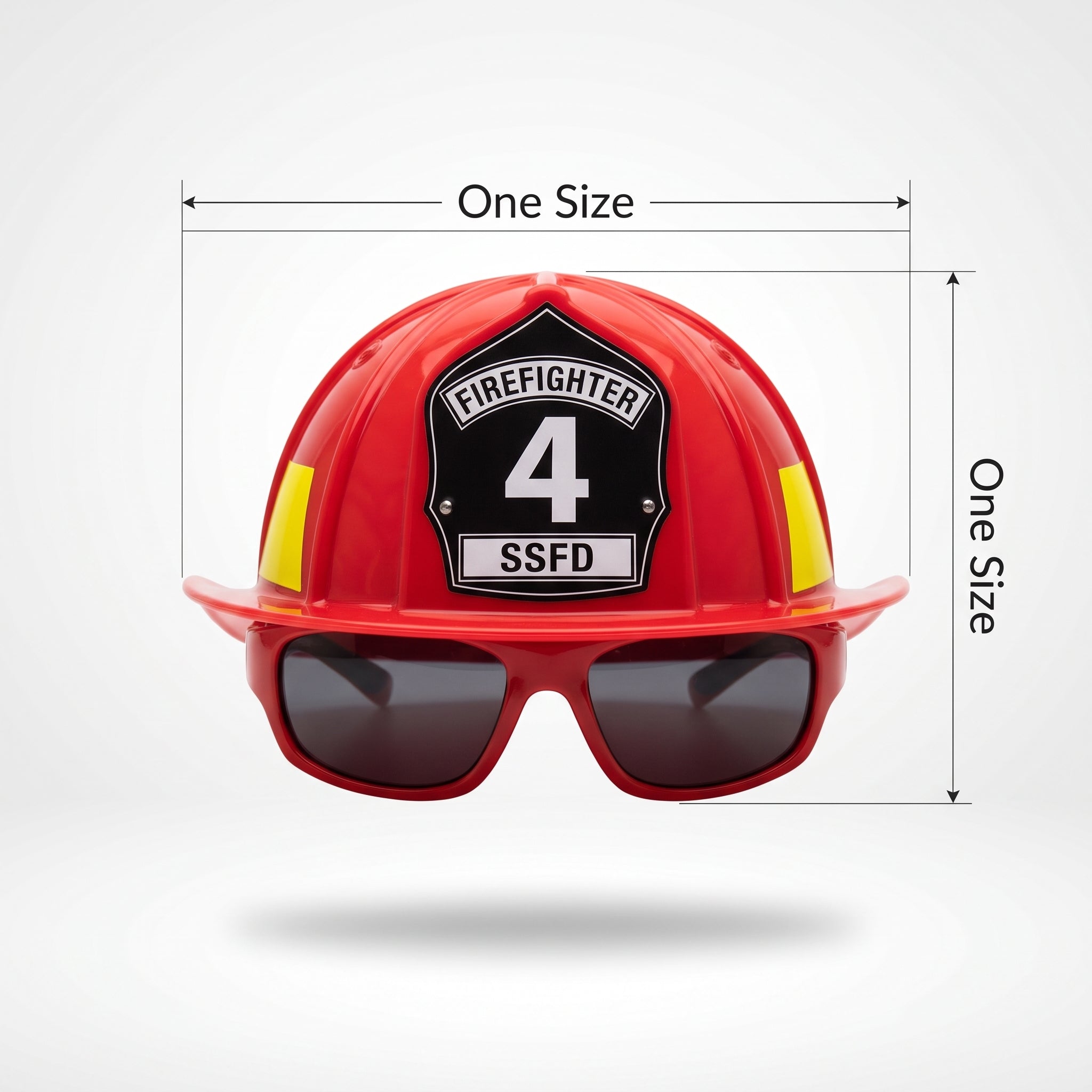 Kids Firefighter Sunglasses Costume Accessory