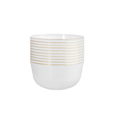 Flora Design Plastic Bowls | 40 Count