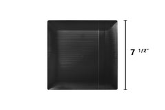 7.5 In. Black Zen Design Plates | 10 Count