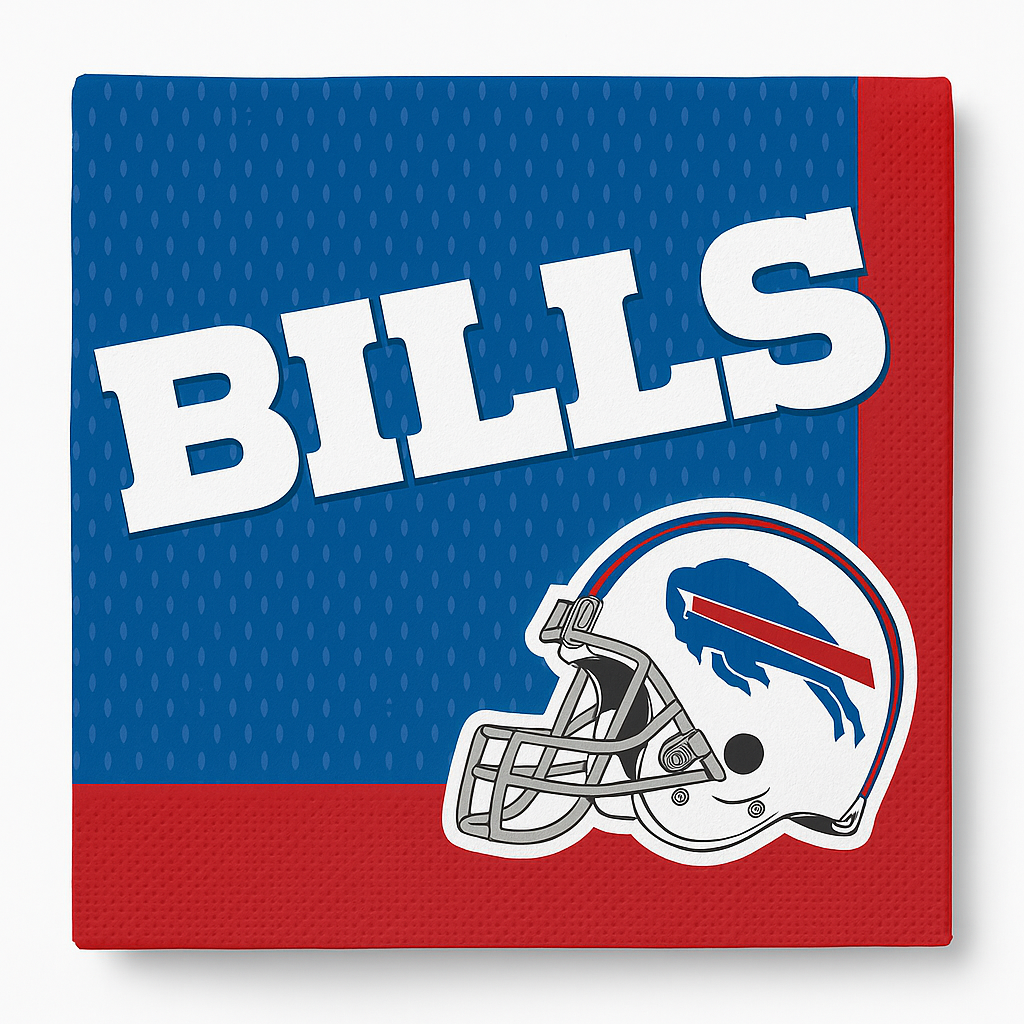 Buffalo Bills Lunch Napkins - 36 Pack