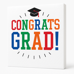 "Congrats Grad!" Graduation Party Lunch Napkins - 16 Pack