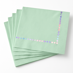 Opalescent Printed Luncheon Napkins