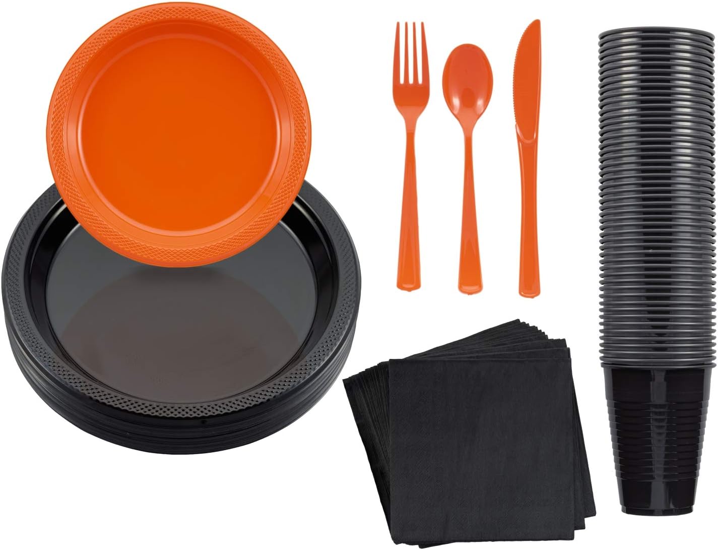 350 pcs Disposable Tableware Set Halloween