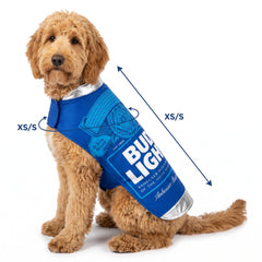 Bud Light Dog Costume XS/S - Halloween Pet Outfit
