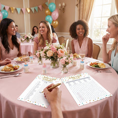 Baby Shower Word Scramble & Search Game Set