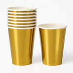Gold 12oz Paper Cups - Trend Collection