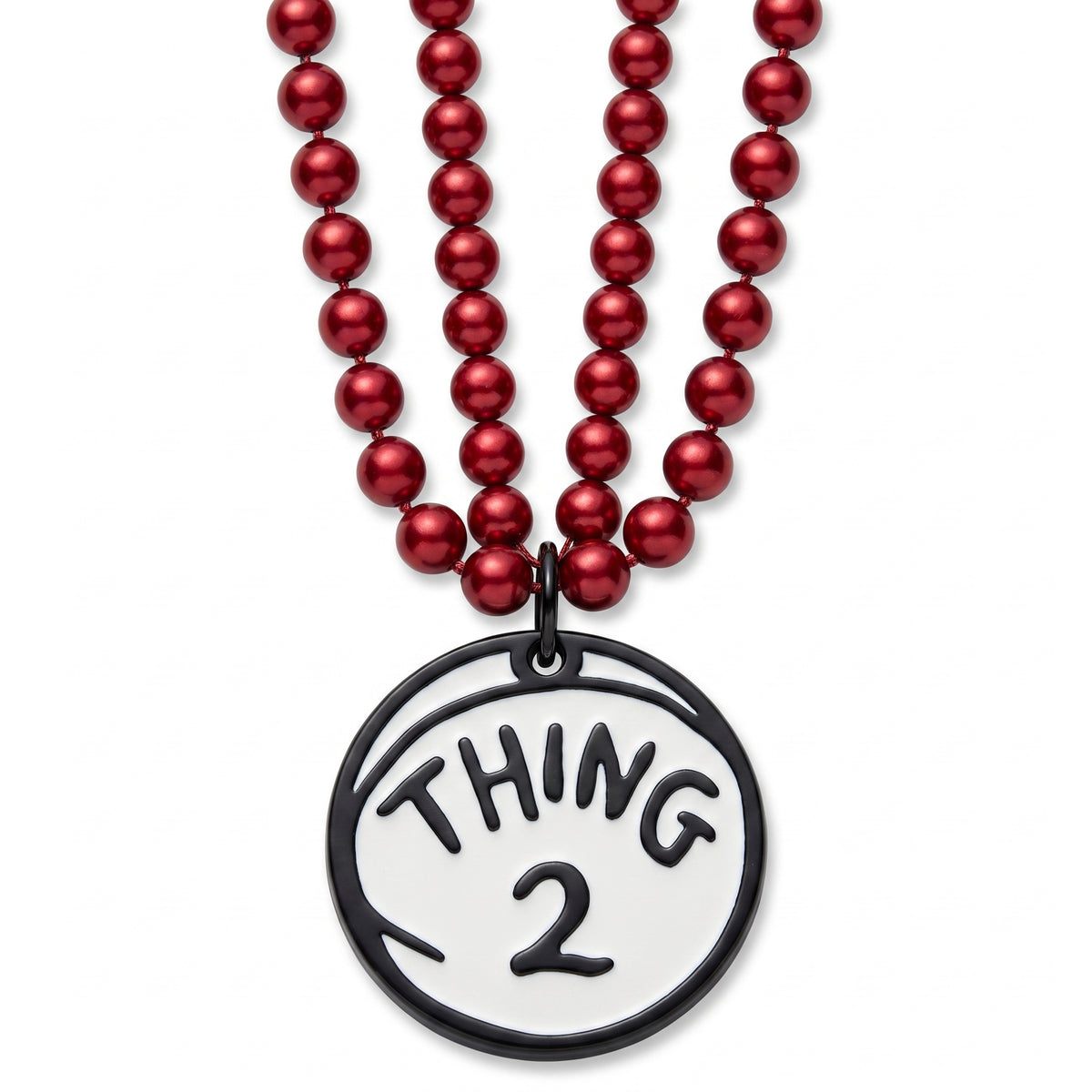 Dr. Seuss Thing 1 & Thing 2 Reversible Pendant Necklace