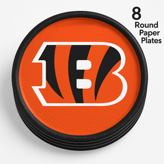 Cincinnati Bengals 7" Round Paper Plates
