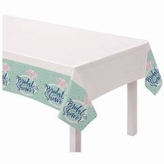 Mint Bridal Shower Plastic Table Cover