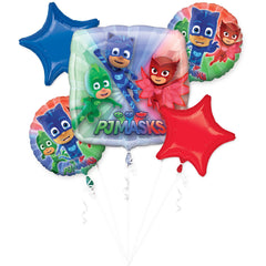 PJ Masks Foil Balloon Bouquet - 5 Piece Set