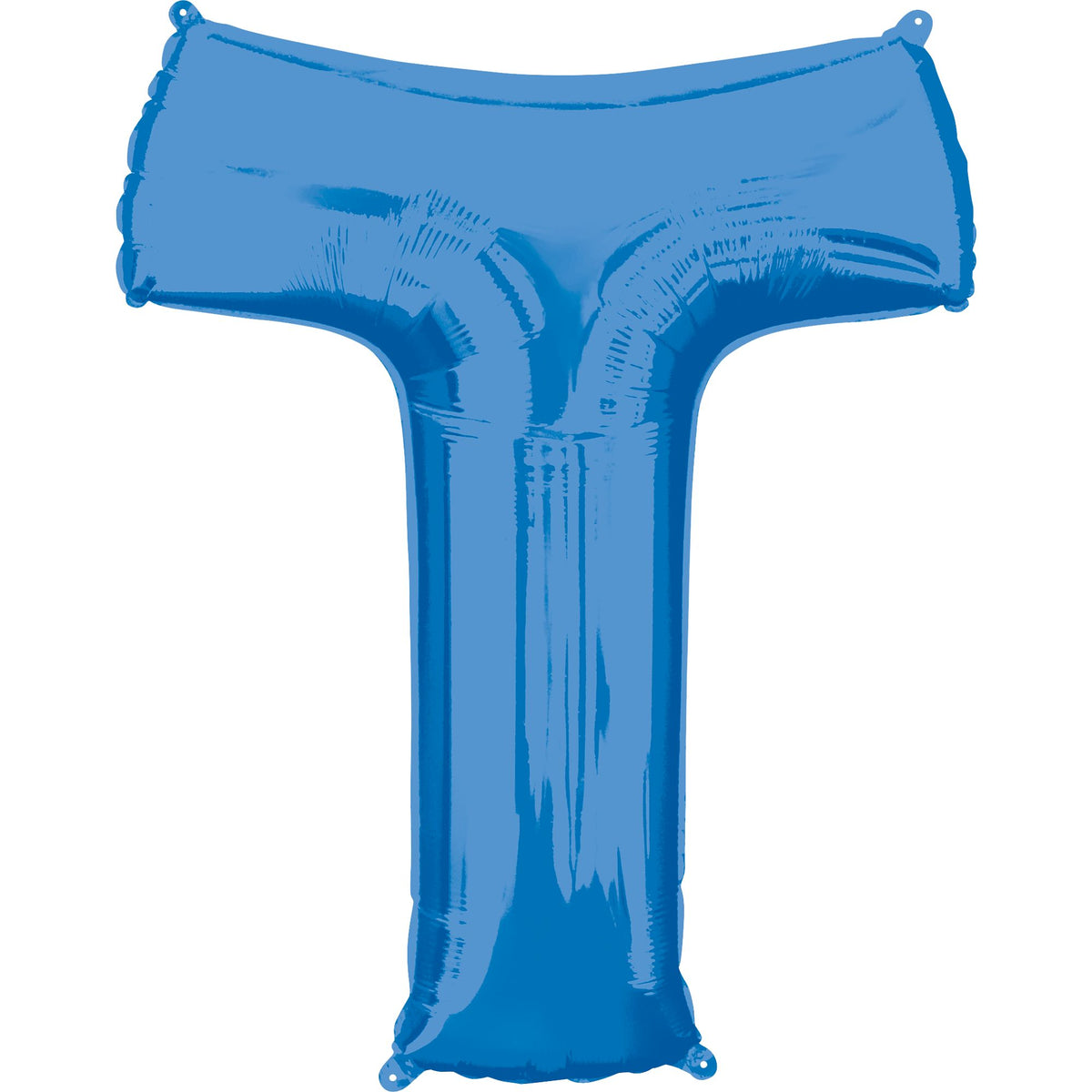 Royal Blue Letter T Foil Balloon