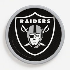 Las Vegas Raiders 9" Paper Plates - Pack of 18