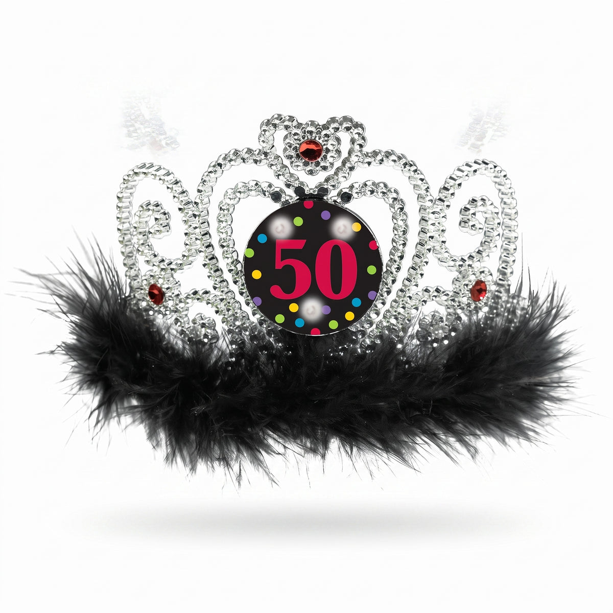 Sparkling Light-Up 50th Birthday Tiara