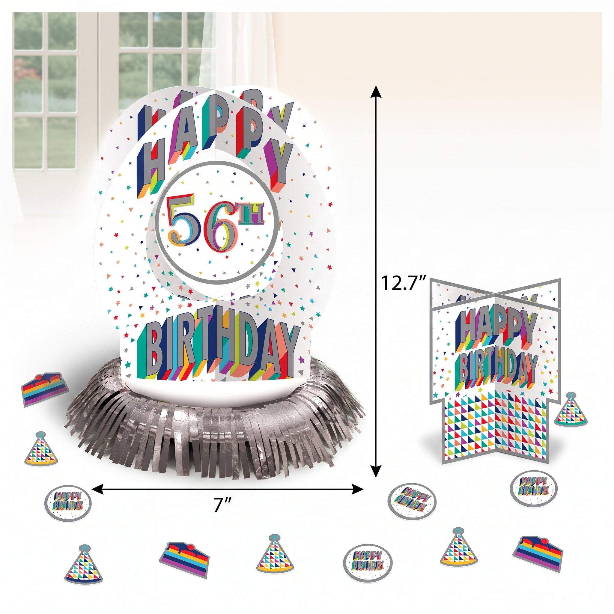 Here's to Your Birthday Table Decorating Kit, 51-Piece