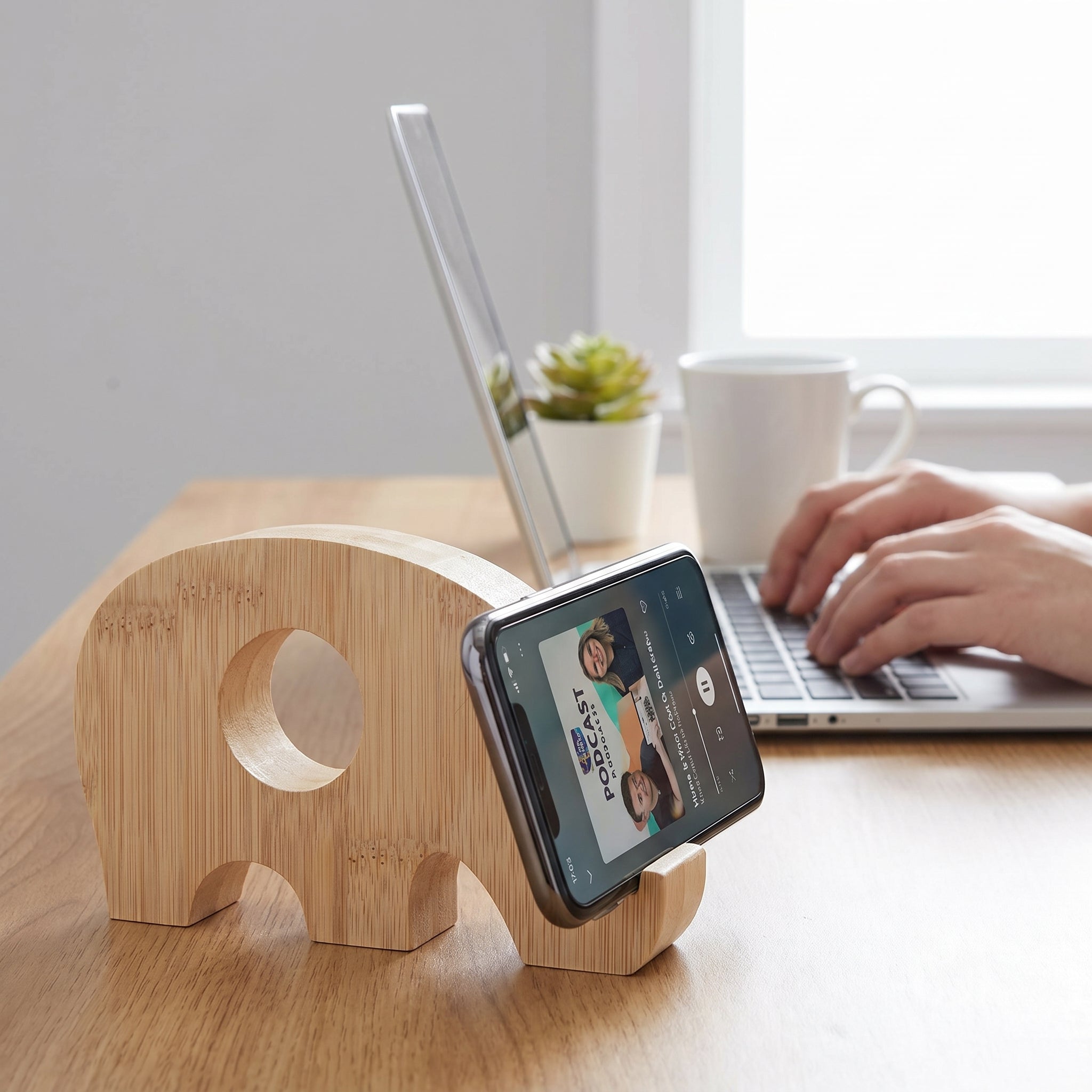 Elephant Bamboo Balloon Weight