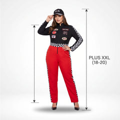 Women's Halloween Race Car Driver Costume