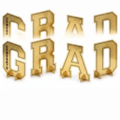Gold Foil "Congrats Grad" Centerpiece Letter Pack