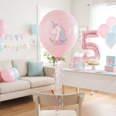 Enchanted Unicorn 12" Latex Balloons - Pack of 5