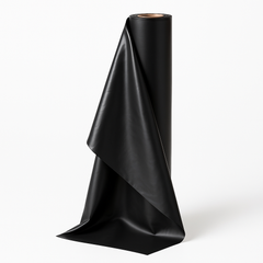 Jumbo Black Plastic Table Cover Roll - 40" x 250'