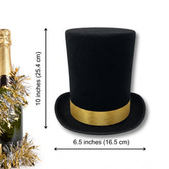 Champagne Bottle Top Hat for New Year's Eve Celebration