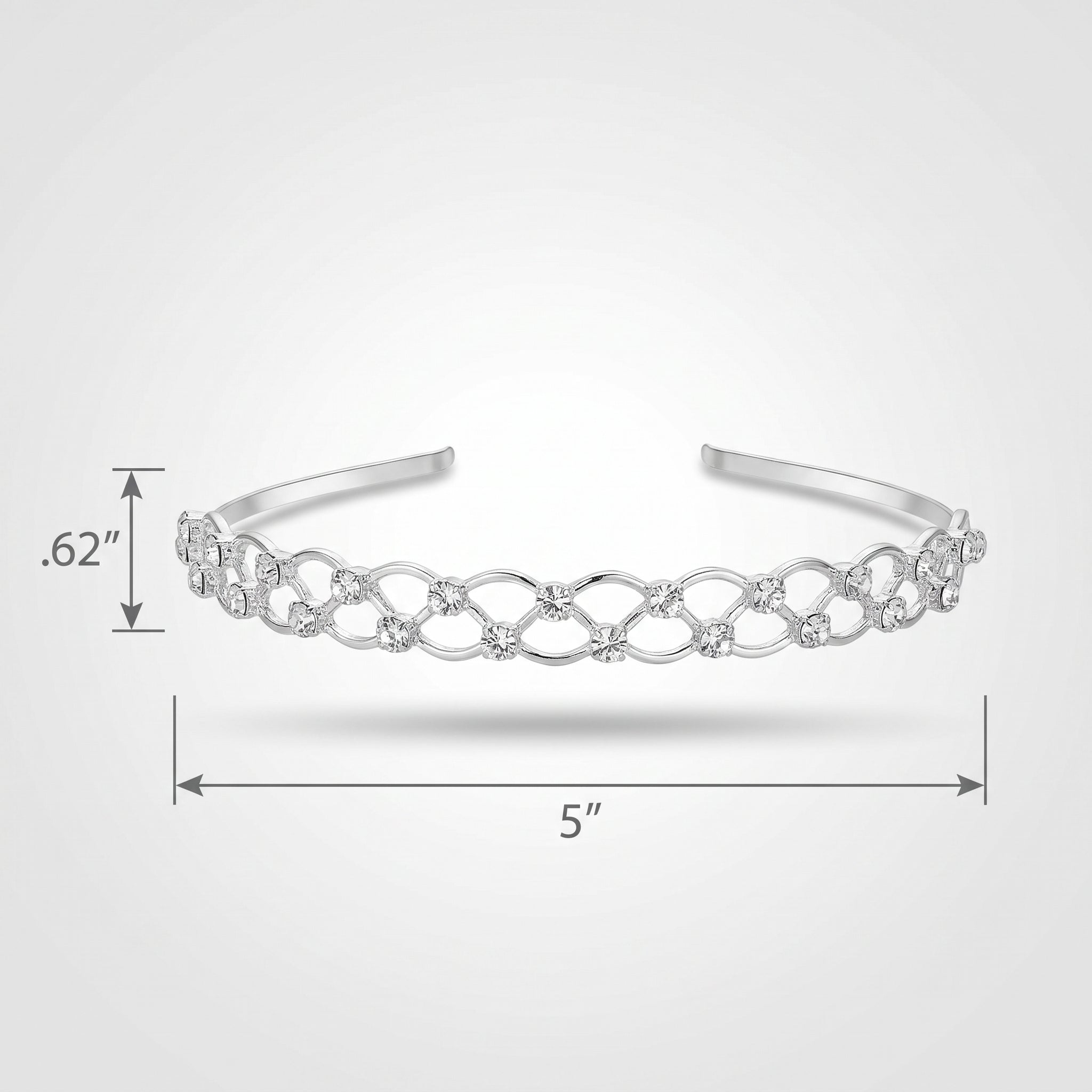 Elegant Bridal Gemstone Headband