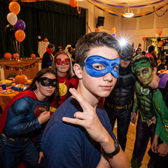 Royal Blue Superhero Domino Mask