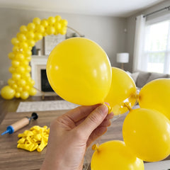 Sunshine Yellow Mini Latex Balloons - 5 In. | 50 Pack