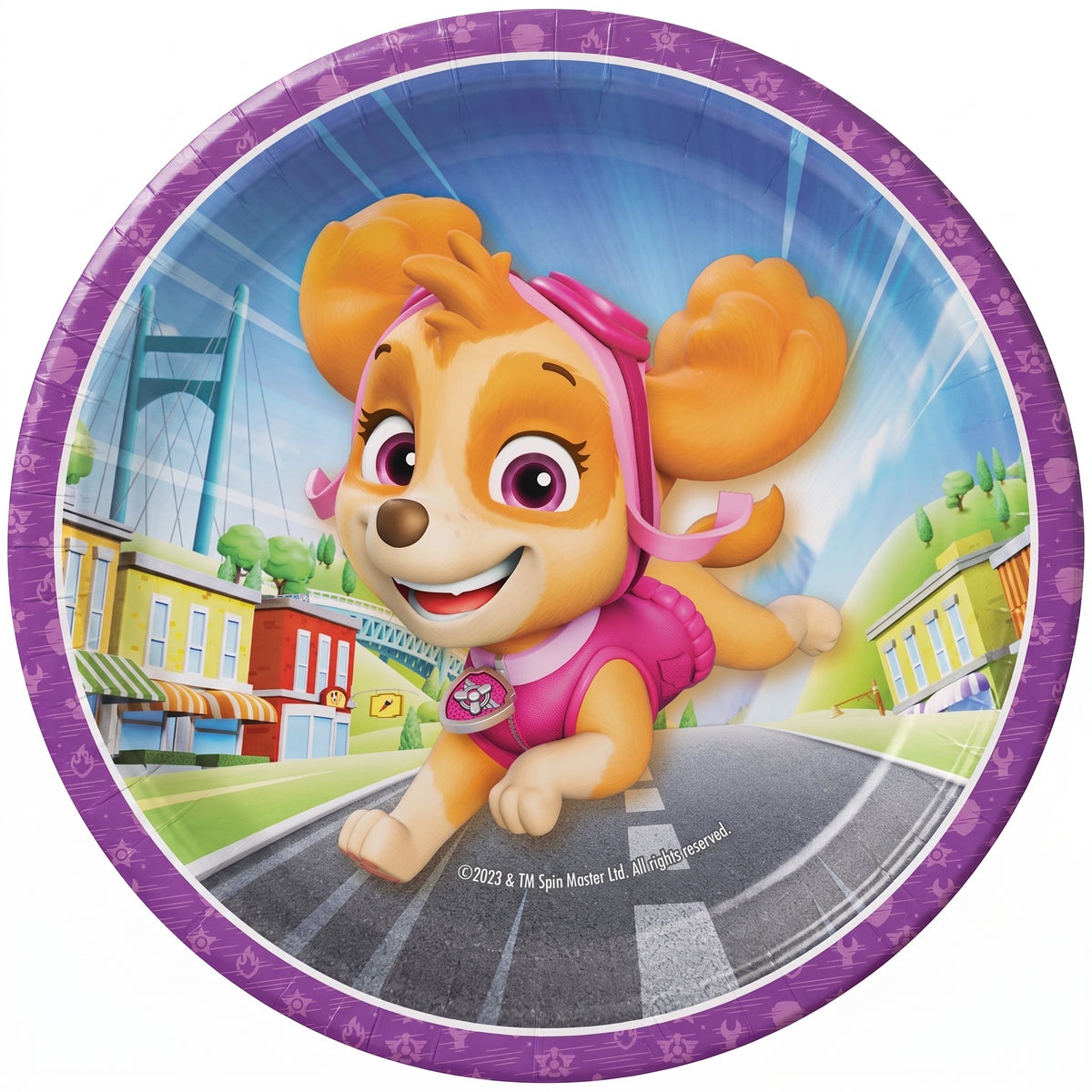 PAW Patrol Skye 7" Round Paper Plates