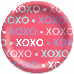 Lovely Hearts Valentine‚Äôs Day Paper Plates - 8.5"