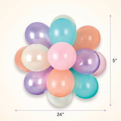 Sorbet Sphere Latex Balloon Chandelier