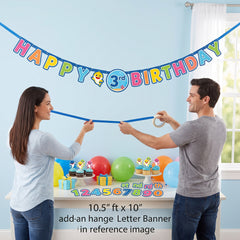 Baby Shark Jumbo "Happy Birthday" Add-An-Age Letter Banner