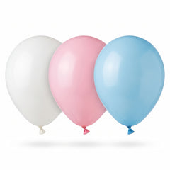 Gender Reveal Latex Balloons - 11-Inch Mix, 15-Pack