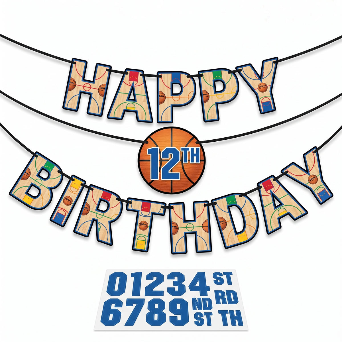Wilson NBA Jumbo Happy Birthday Banner
