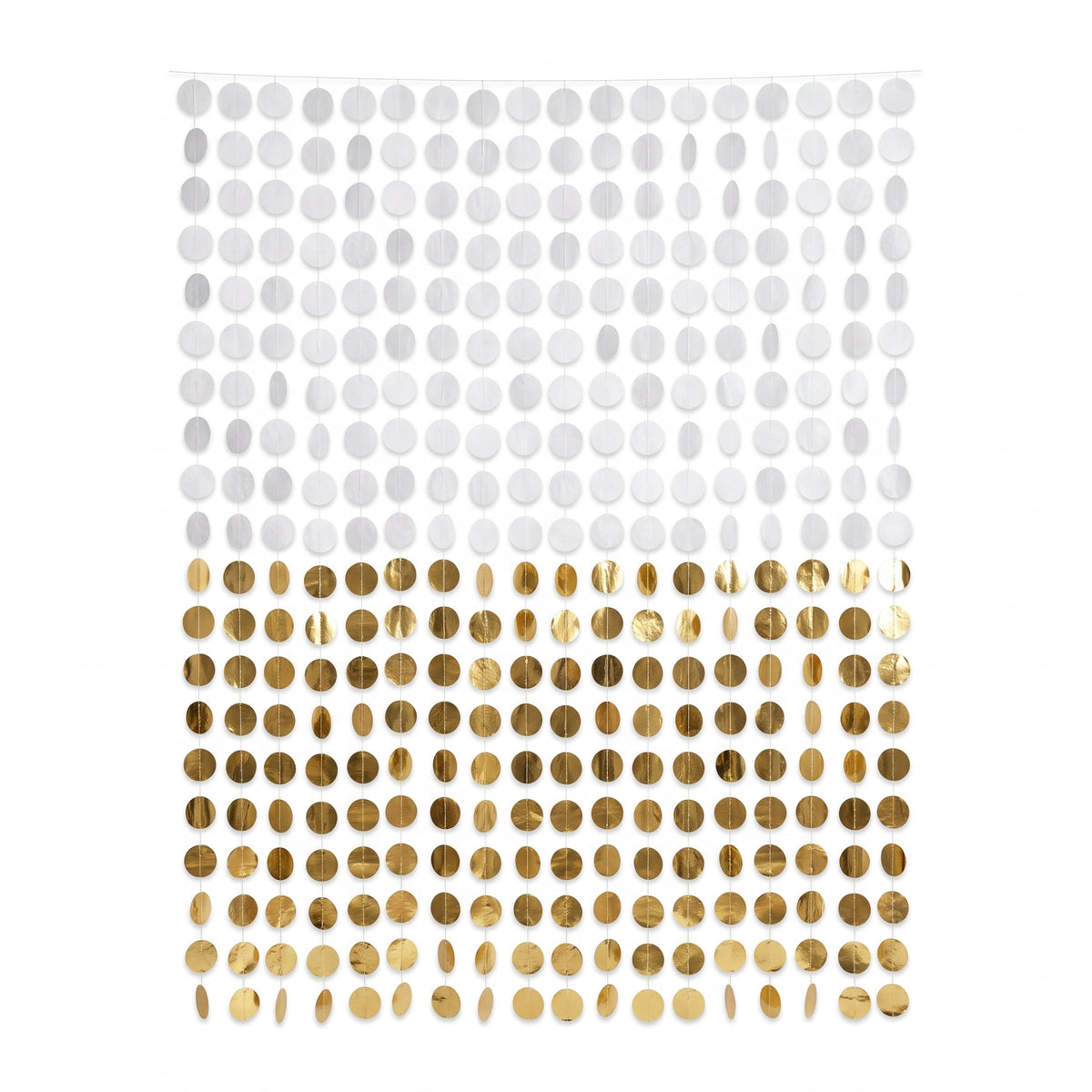 Gold Tissue Circle Backdrop Decoration