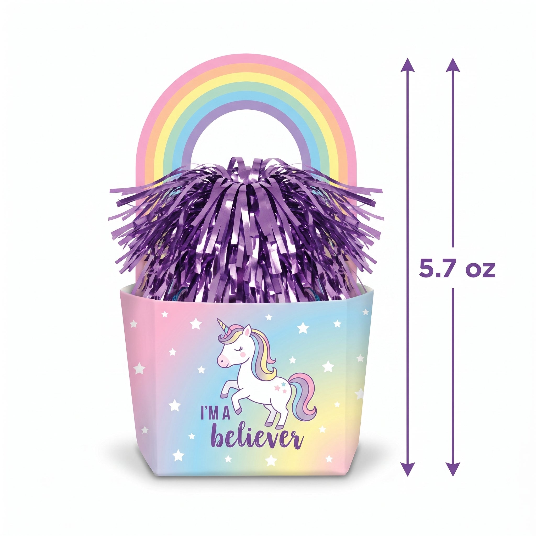 Enchanted Unicorn Balloon Weight - "I'm a Believer" Tote